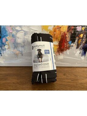 Molly Mutt Huge Dog Bed Cover 36”x45”x5’’ Zip close Easy to clean/wash unstuffed